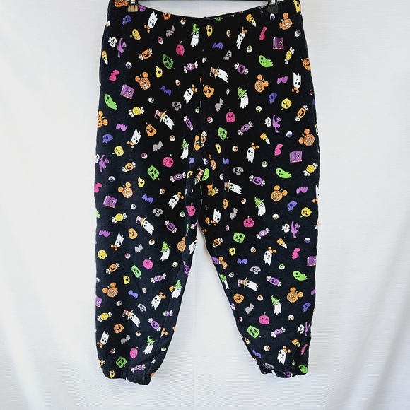 Disney Parks 2022 Halloween Glow in the Dark Sweatpants size XL - Picture 1 of 7